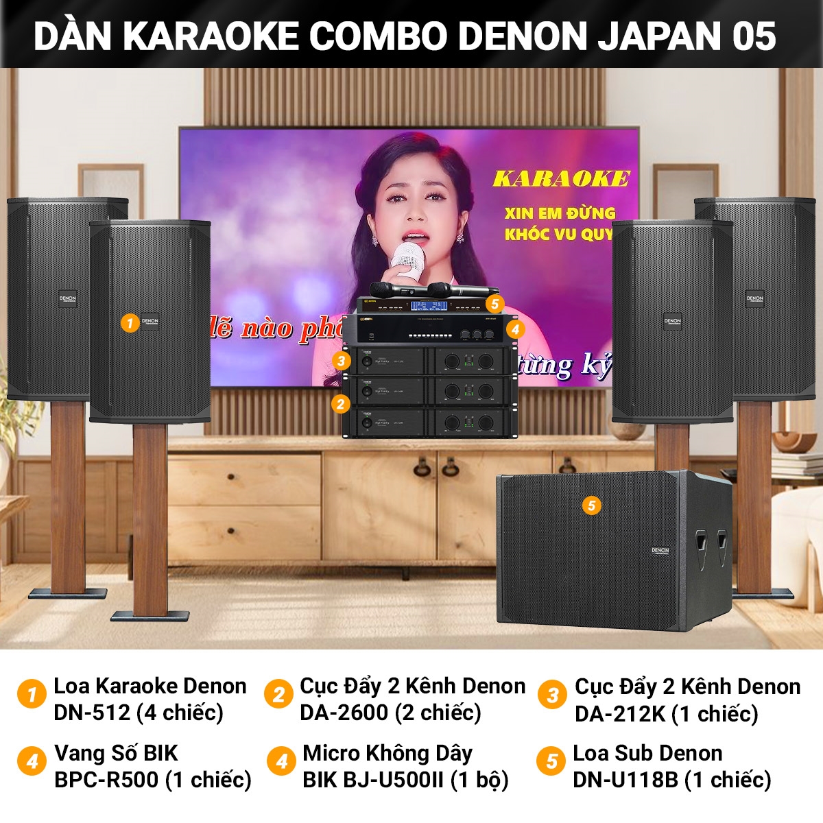 dan karaoke combo denon japan 05 tn