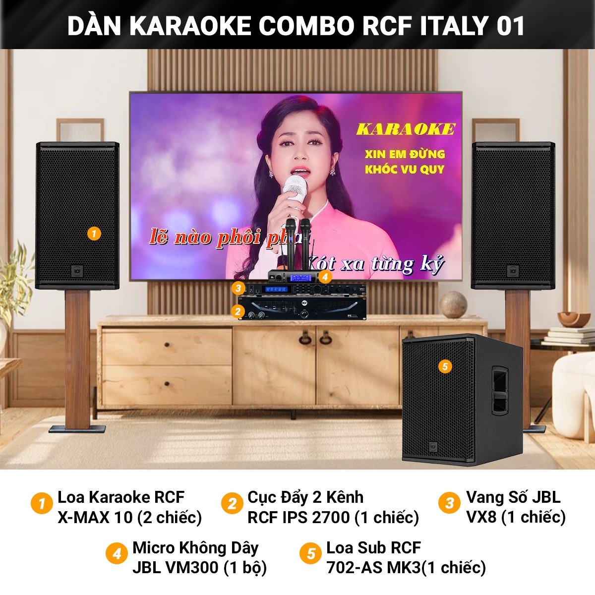 Dan karaoke combo rcf italy 01