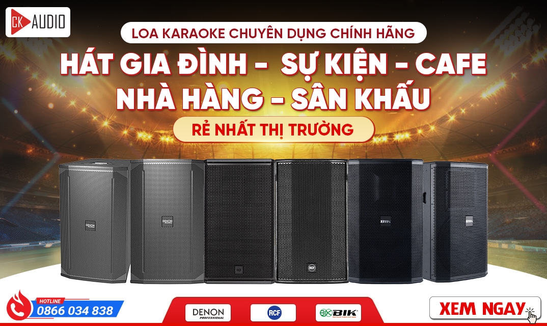 loa karaoke chuyen dung chinh hang