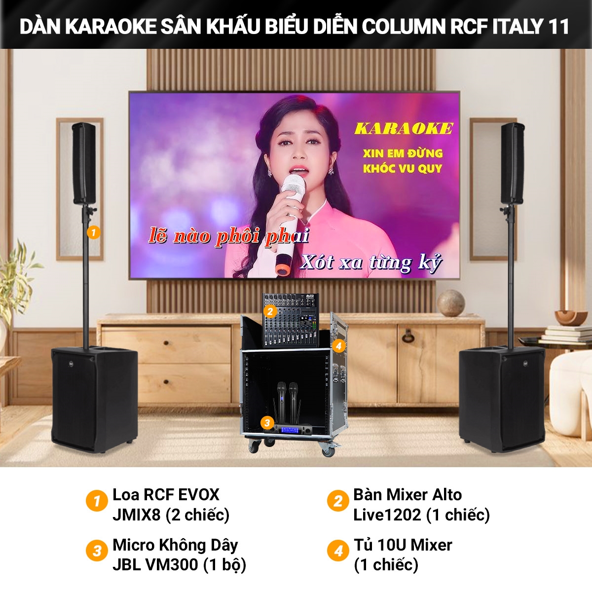 dan karaoke san khau bieu dien column rcf italy 11