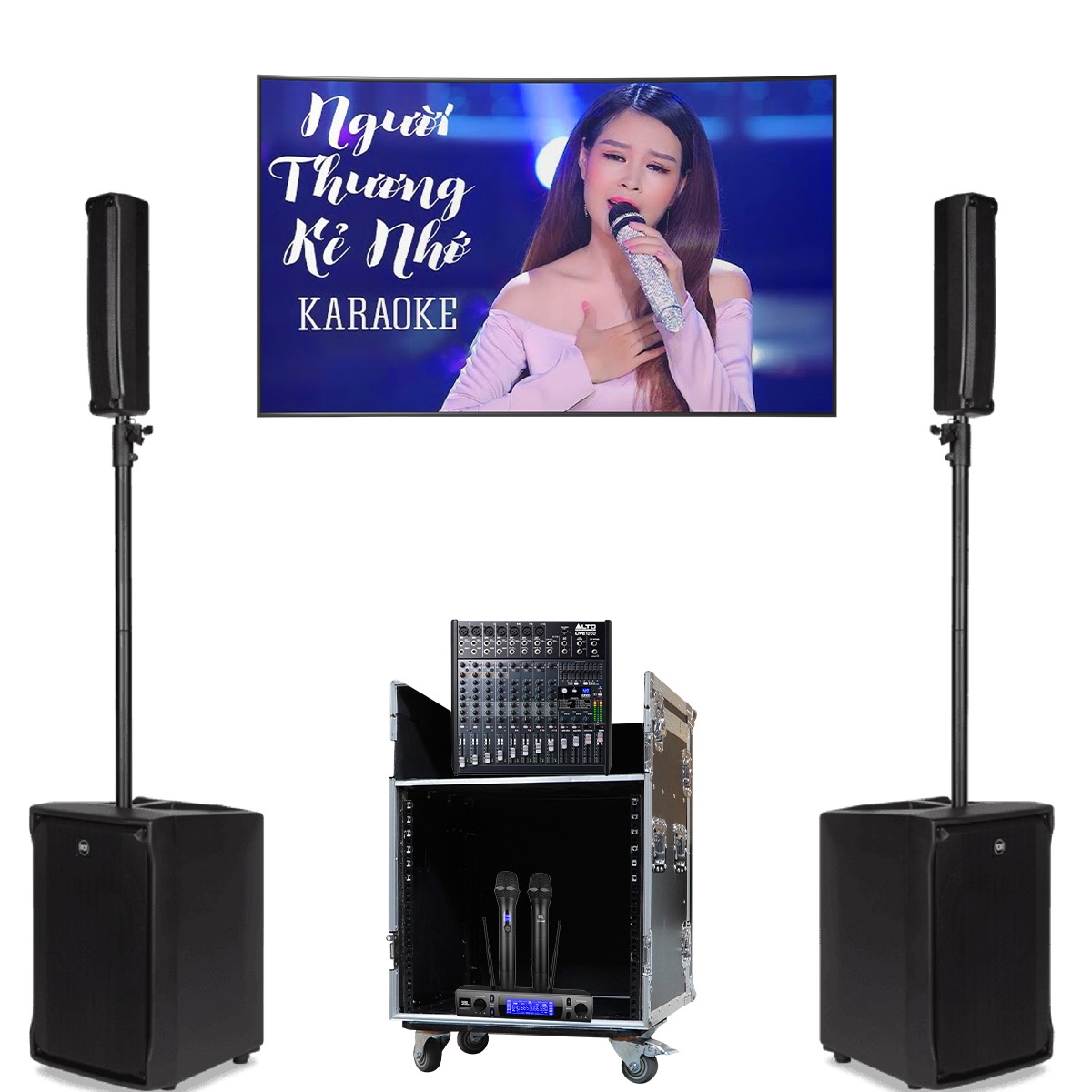 dan karaoke san khau bieu dien column rcf italy 11