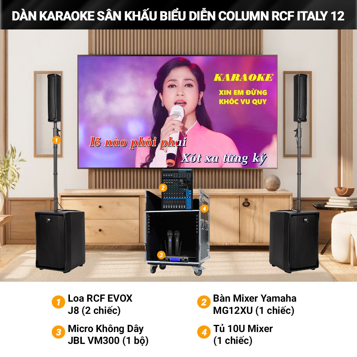 dan karaoke san khau bieu dien column rcf italy 12