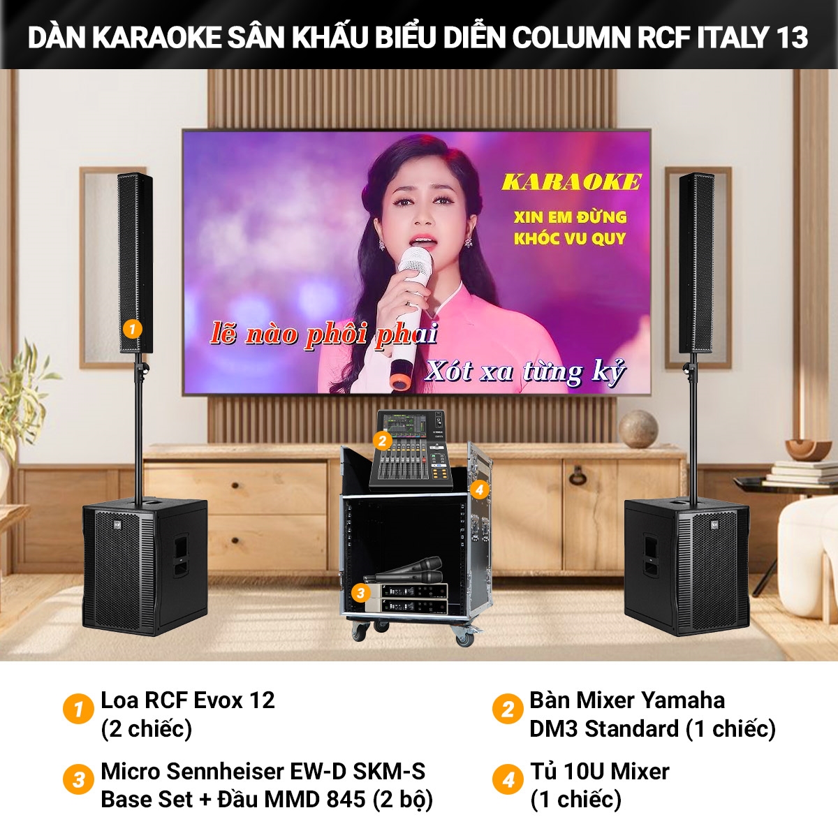 dan karaoke san khau bieu dien column rcf italy 13