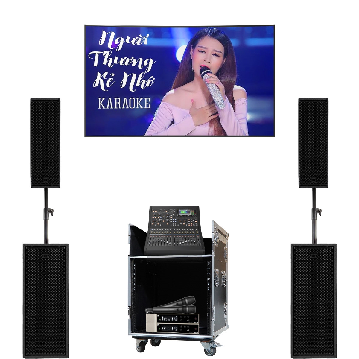 dan karaoke san khau bieu dien column rcf italy 14