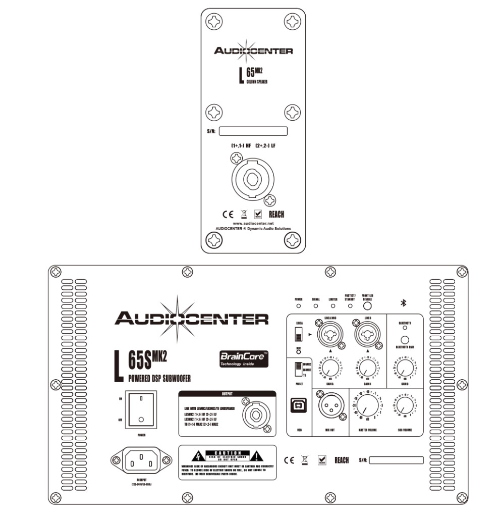 loa cot audiocenter l65 mk2 l65s mk2 7