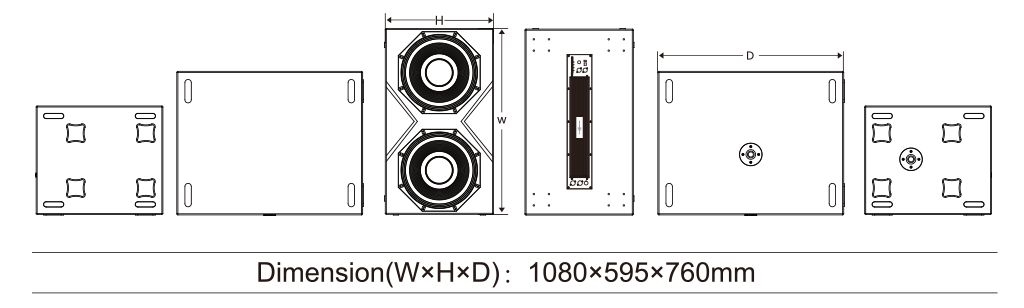 loa sub audiocenter kla218 dsp 3