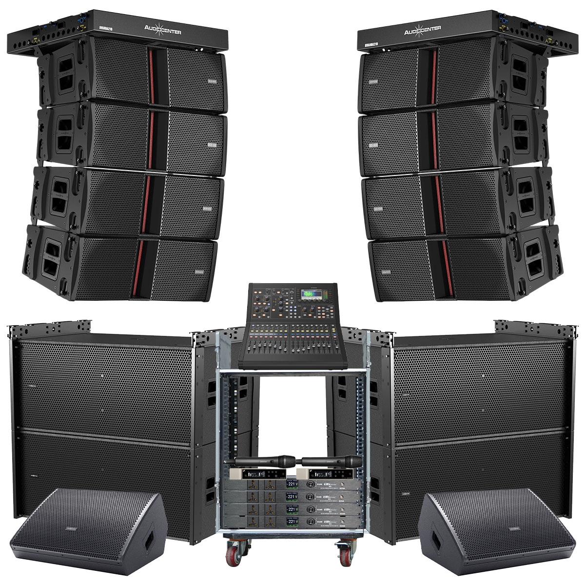 Dàn Hội Trường Sự Kiện Line Array Audiocenter