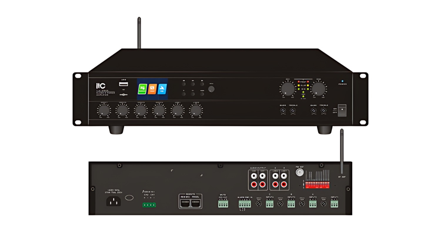 Amply 2 kenh itc t 2120uc