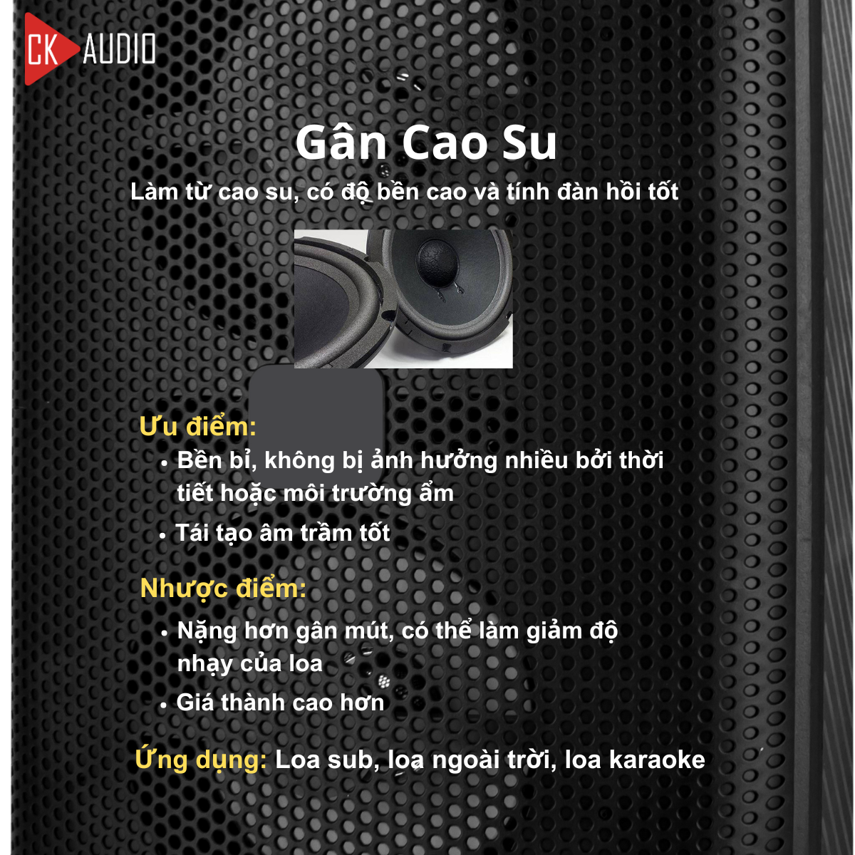 cac loai gan loa