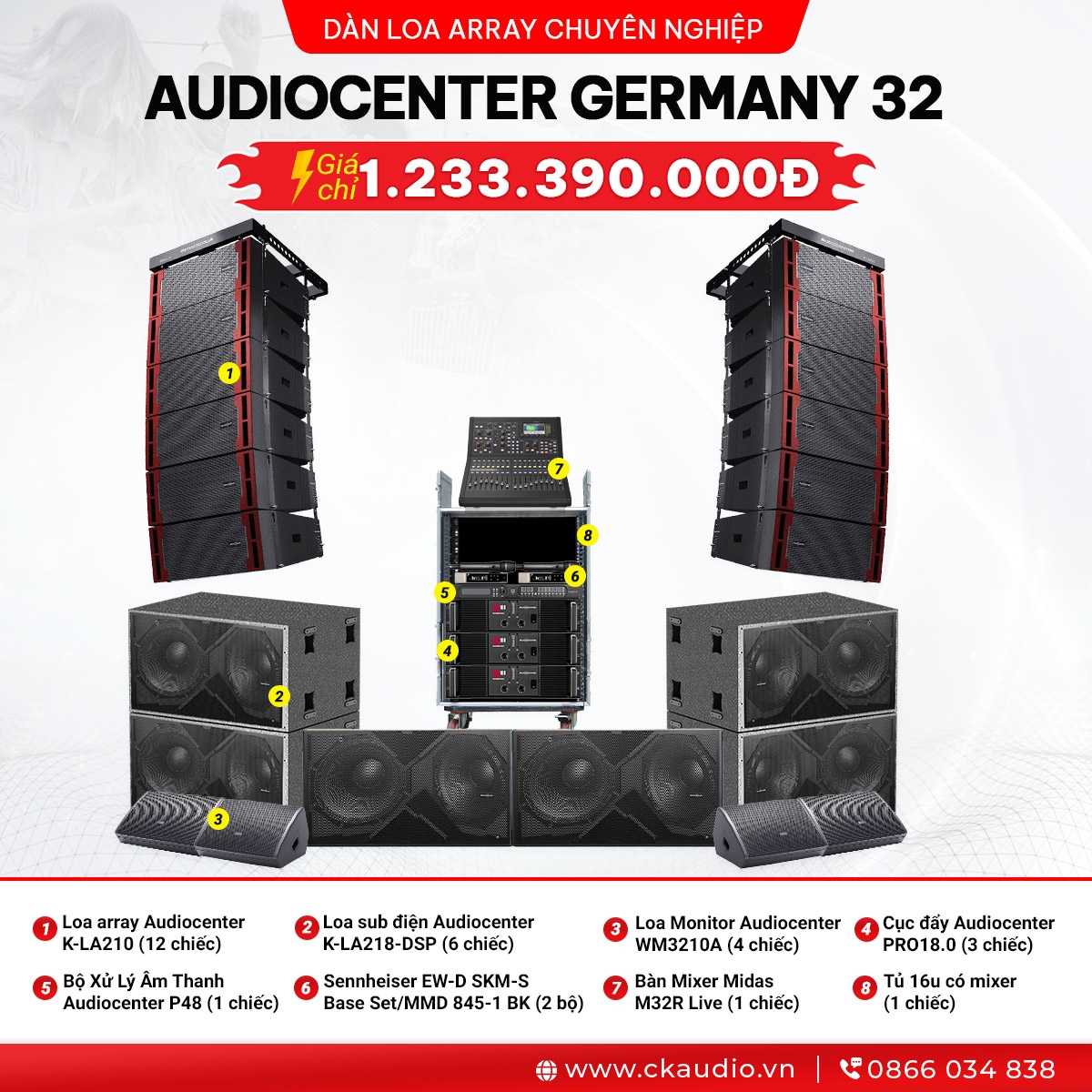 4 ARRAY AUDIOCENTER 32
