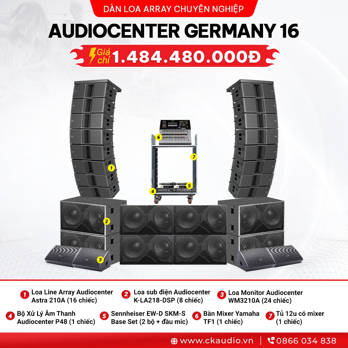 3 ARRAY AUDIOCENTER 16