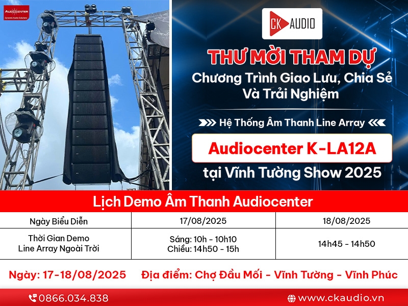 Thư mời Audiocenter Vĩnh Phúc 800x600