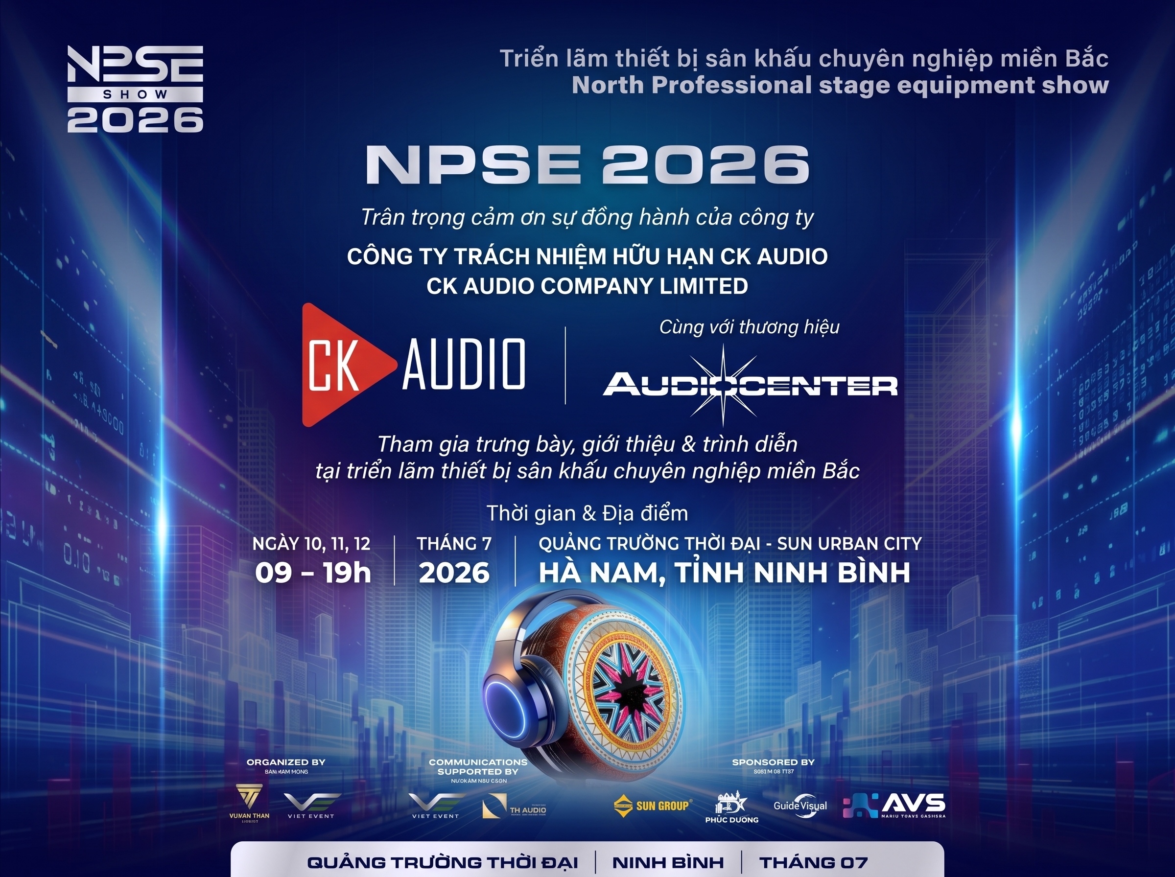 ck audio tham gia npse show 2026
