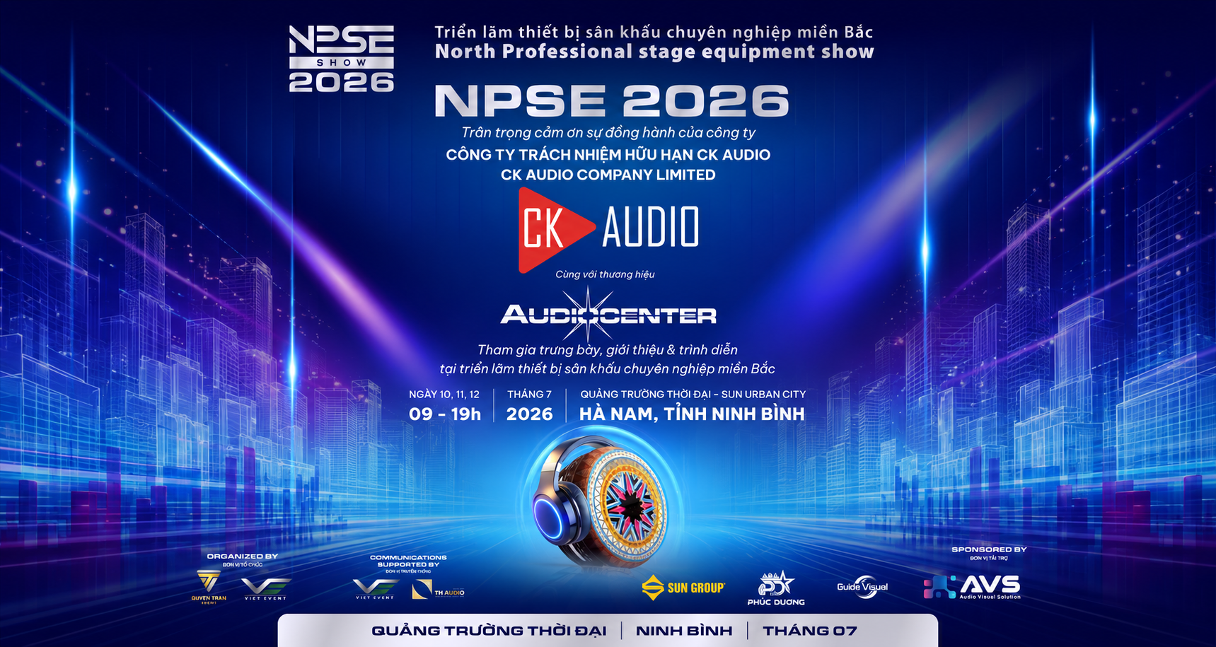 ck audio tham gia npse show 2026 2