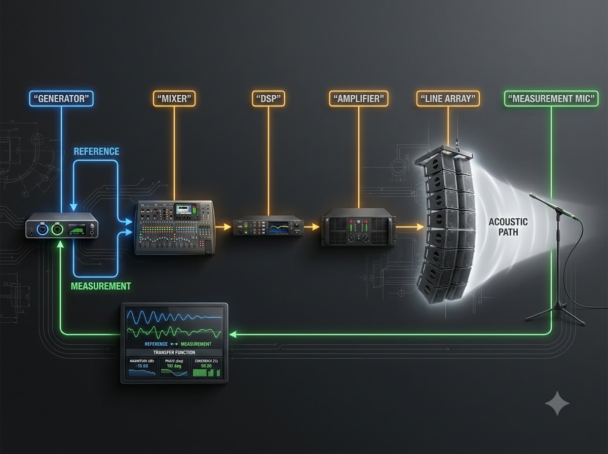 tuning line array smaart 2