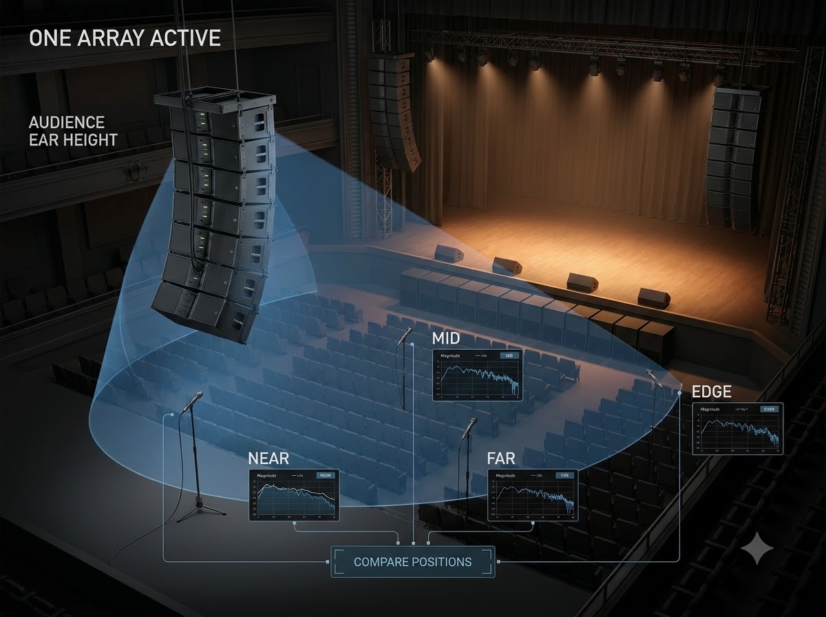 tuning line array smaart 4