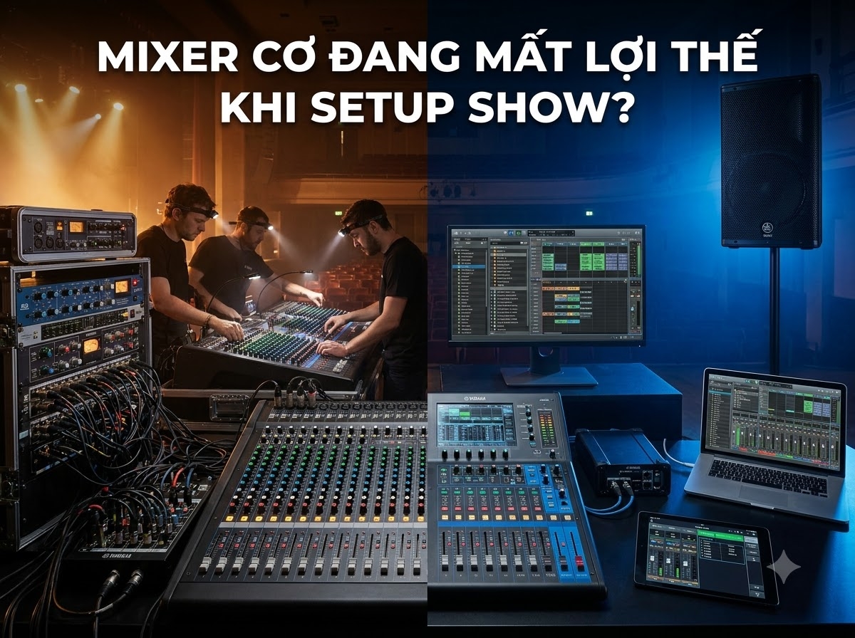 mixer co dang mat loi the khi setup show
