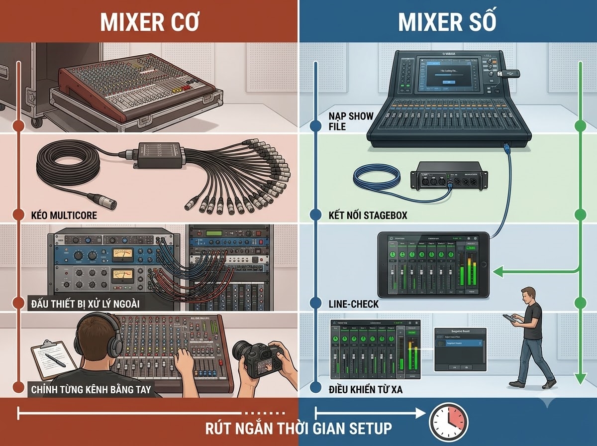 mixer co dang mat loi the khi setup show 2
