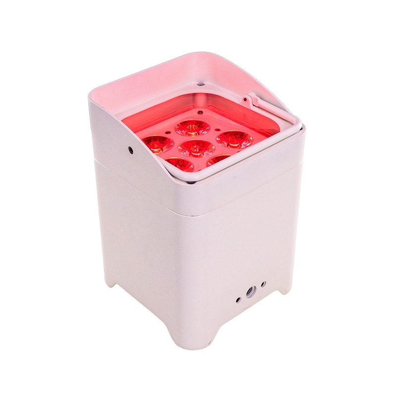 Đèn Pha LED VLTG LX-L167 chạy pin với 6 thấu kính RGBWAUV