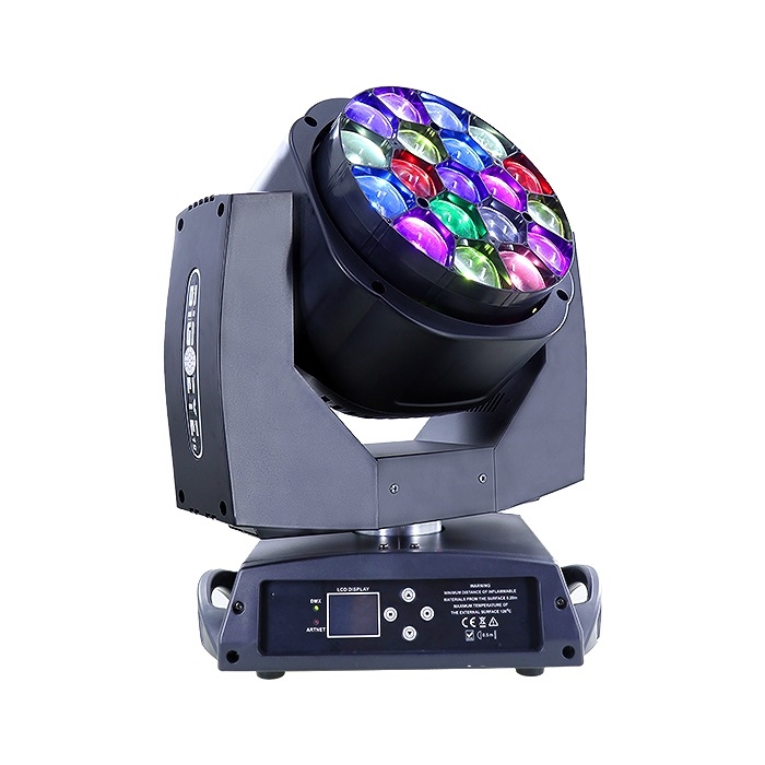 Đèn Moving Wash VLTG LX-L011 minh họa phối màu RGBW