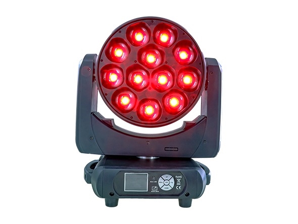 Đèn Moving Wash VLTG LX-L013 minh họa ánh sáng đỏ