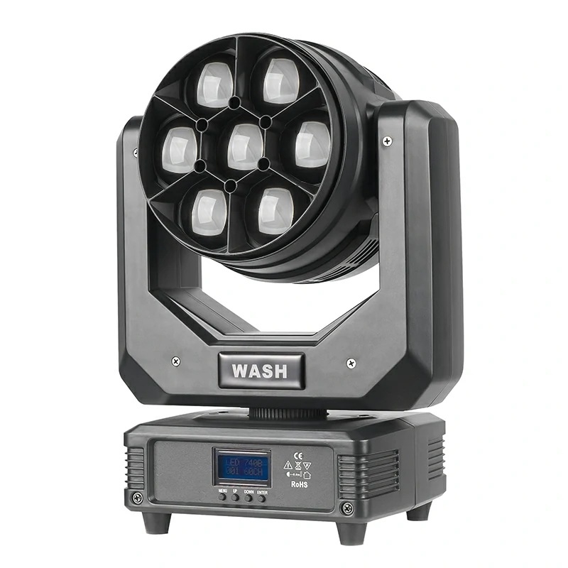 Đèn Moving Wash VLTG Chroma Flux 740F bảy thấu kính RGBW