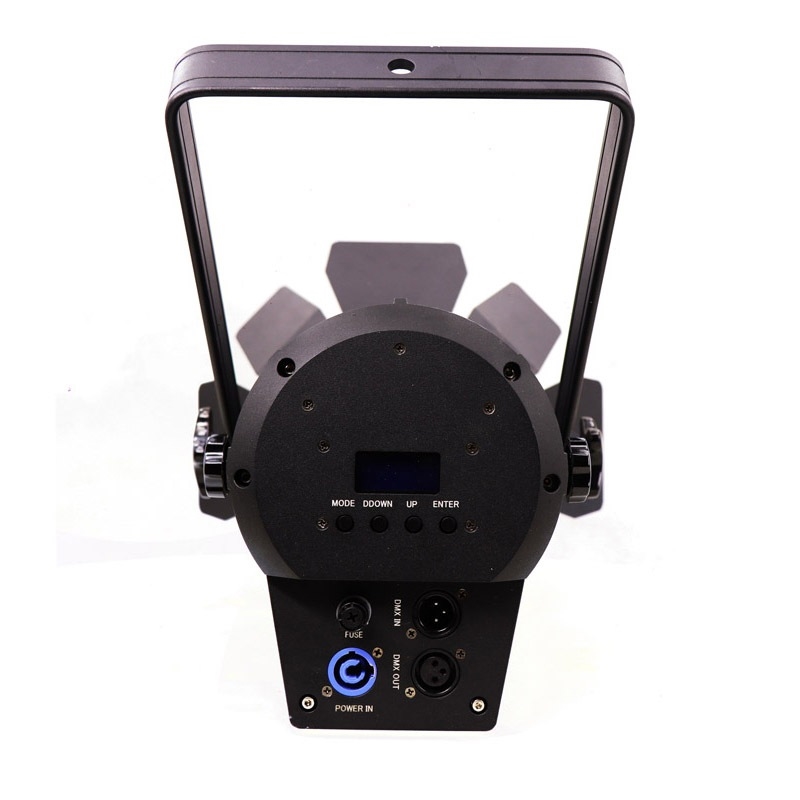 Đèn Fresnel VLTG TV-DDN260 mặt sau và bảng kết nối