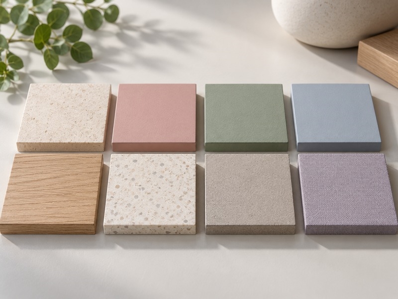 Các mẫu màu nhạt dùng minh họa đánh giá hoàn màu